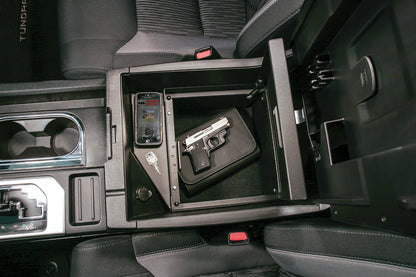 Console Safe - 14-21 Tundra w/ Fixed Center Console Black Products Tuffy Security-3