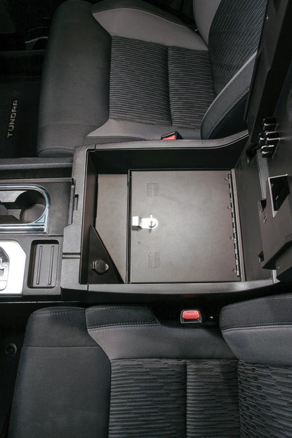 Console Safe - 14-21 Tundra w/ Fixed Center Console Black Products Tuffy Security-4