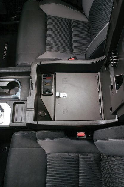 Console Safe - 14-21 Tundra w/ Fixed Center Console Black Products Tuffy Security-5