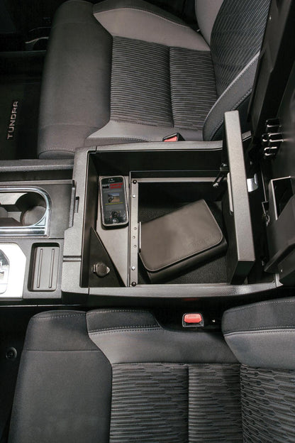 Console Safe - 14-21 Tundra w/ Fixed Center Console Black Products Tuffy Security-6
