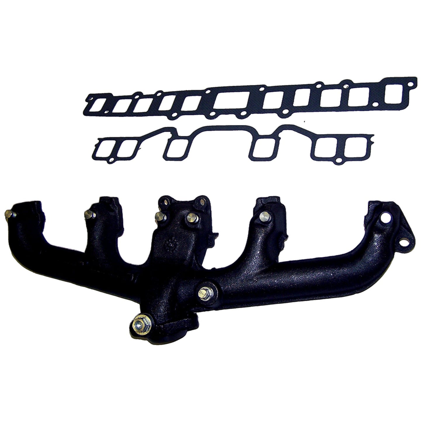 Exhaust Manifold & Gasket Kit for Jeep Select 80+ CJs, YJ, SJ, J-Series w/ 4.2L Crown Automotive-1