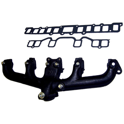 Exhaust Manifold & Gasket Kit for Jeep Select 80+ CJs, YJ, SJ, J-Series w/ 4.2L Crown Automotive-1