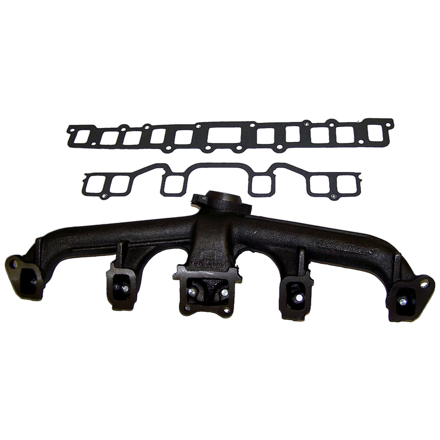 Exhaust Manifold & Gasket Kit for Jeep Select 80+ CJs, YJ, SJ, J-Series w/ 4.2L Crown Automotive-2