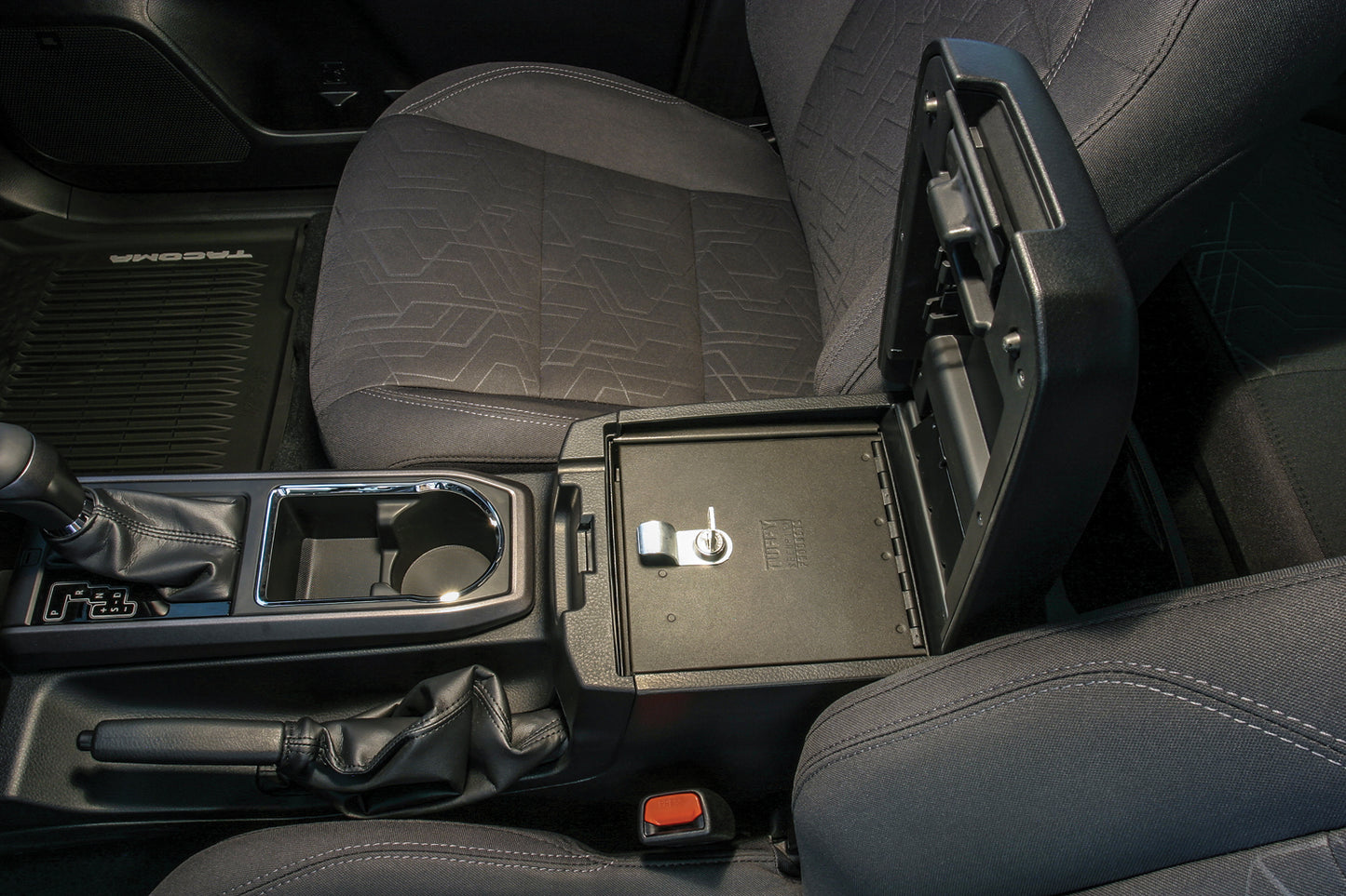 Console Safe 16-22 Tacoma w/ Fixed Center Console Black Products Tuffy Security-2