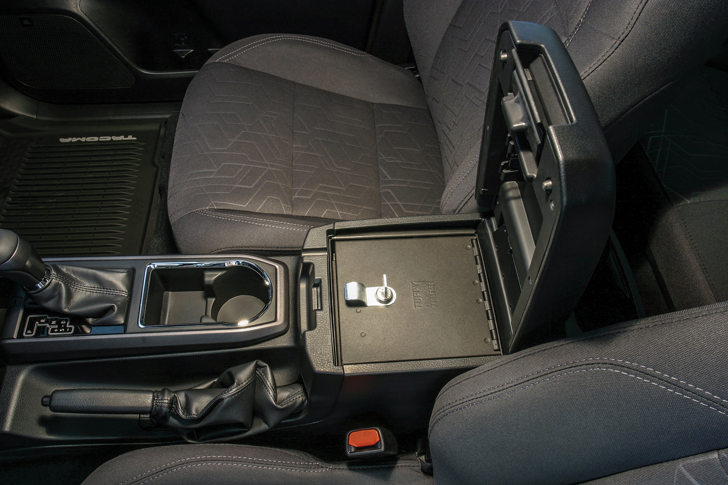 Console Safe 16-22 Tacoma w/ Fixed Center Console Black Products Tuffy Security-2
