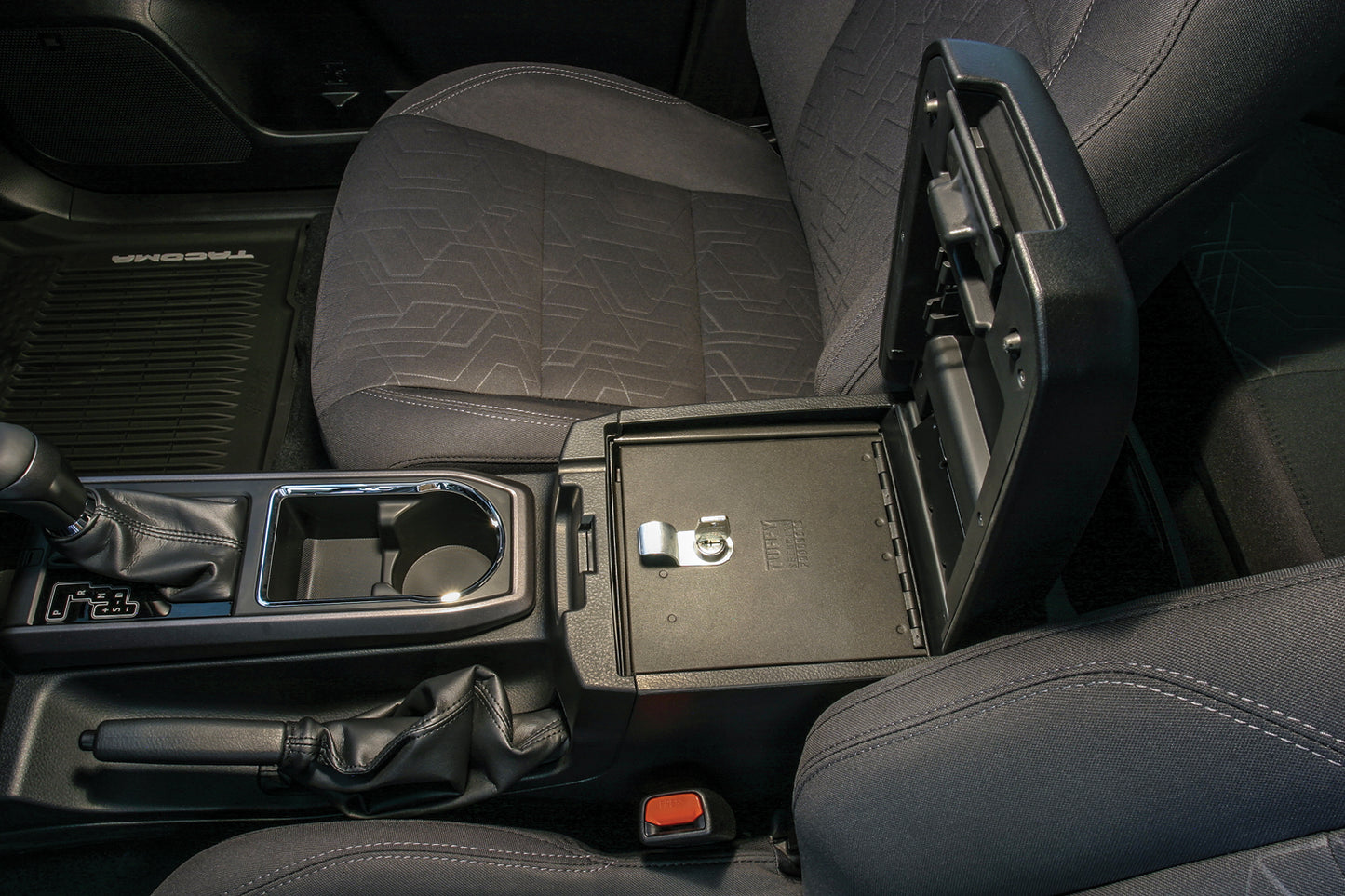Console Safe 16-22 Tacoma w/ Fixed Center Console Black Products Tuffy Security-3