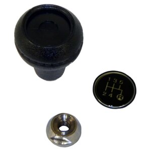 Transmission Shift Knob Kit for Jeep 82-86 CJs, XJ, SJ, J-Series, w/ T5 Trans. Crown Automotive-2