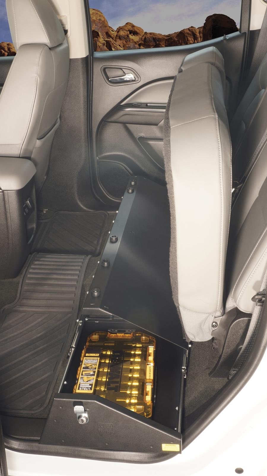 Rear Bench Underseat Drawer 15-22 Colorado/Canyon w/ Crew Cab Black Products Tuffy Security-12
