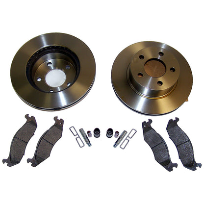 Front Disc Brake Service Kit 84-89 Jeep YJ Wrangler, XJ Cherokee, MJ Comanche Crown Automotive-1