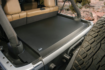 Deluxe Cargo Enclosure - 11-18 Wrangler JK Rear Seats Must Be Removed on 2-Door Models Black Products Tuffy Security