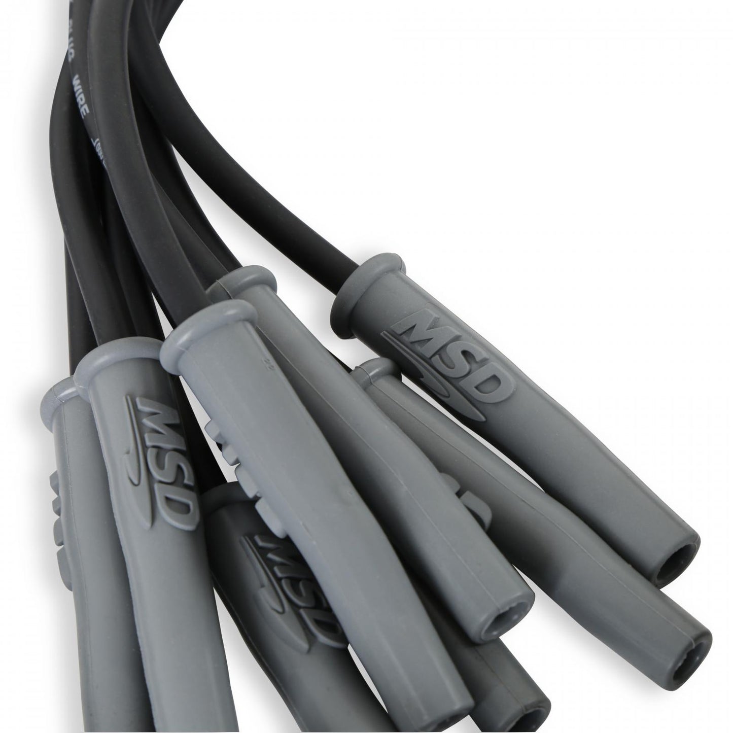 Wire Set Sc Blk, Chry. 383-440 Hei For Dist. For Use On Chrysler 383-440 Hei With Distributor, Black Jacket MSD Ignition-3