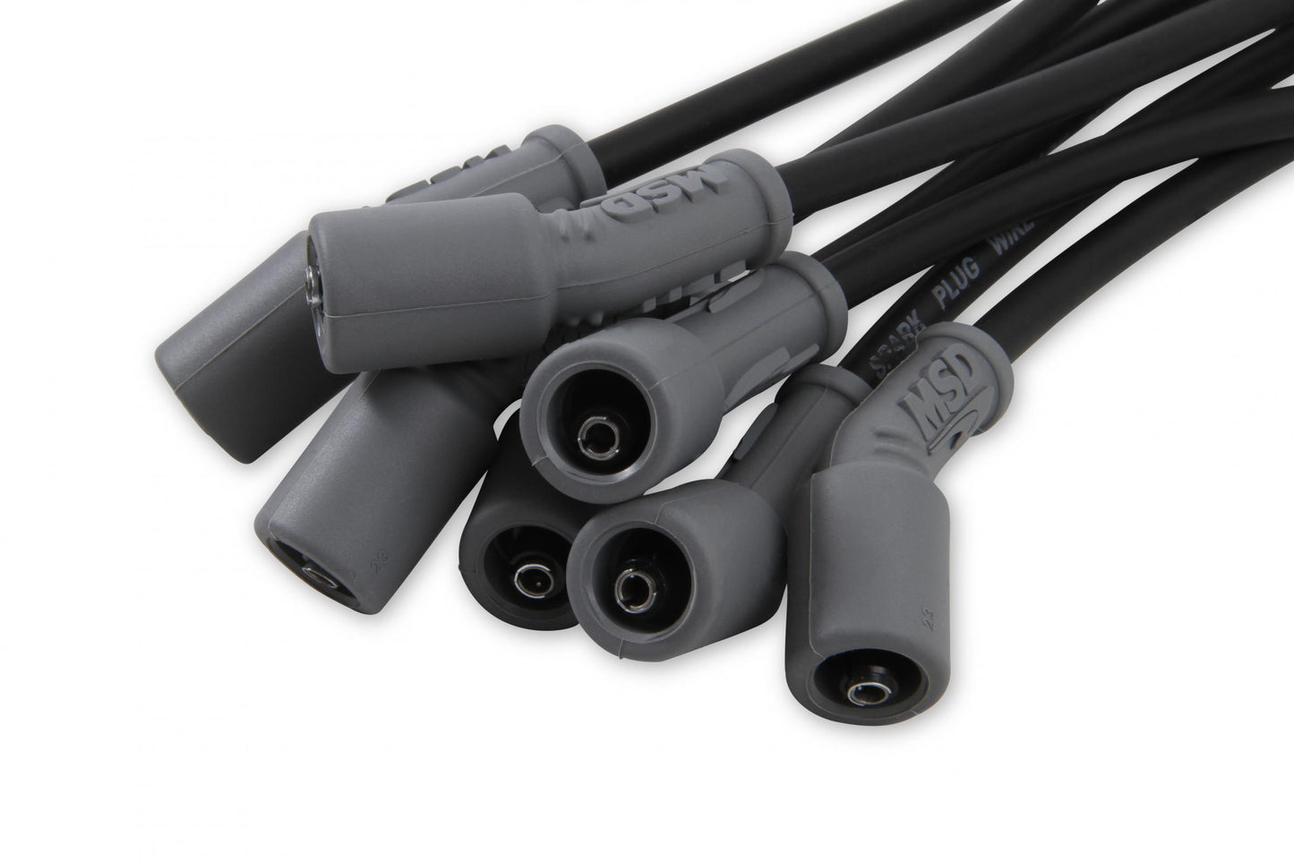 Super Conductor Spark Plug Wire Set 99-13 GM Truck & Suv Black Super Conductor 8.5Mm Wire Set GM Truck & Suv 99-13 4.8/5.3/6.0/8.1L MSD Ignition-16