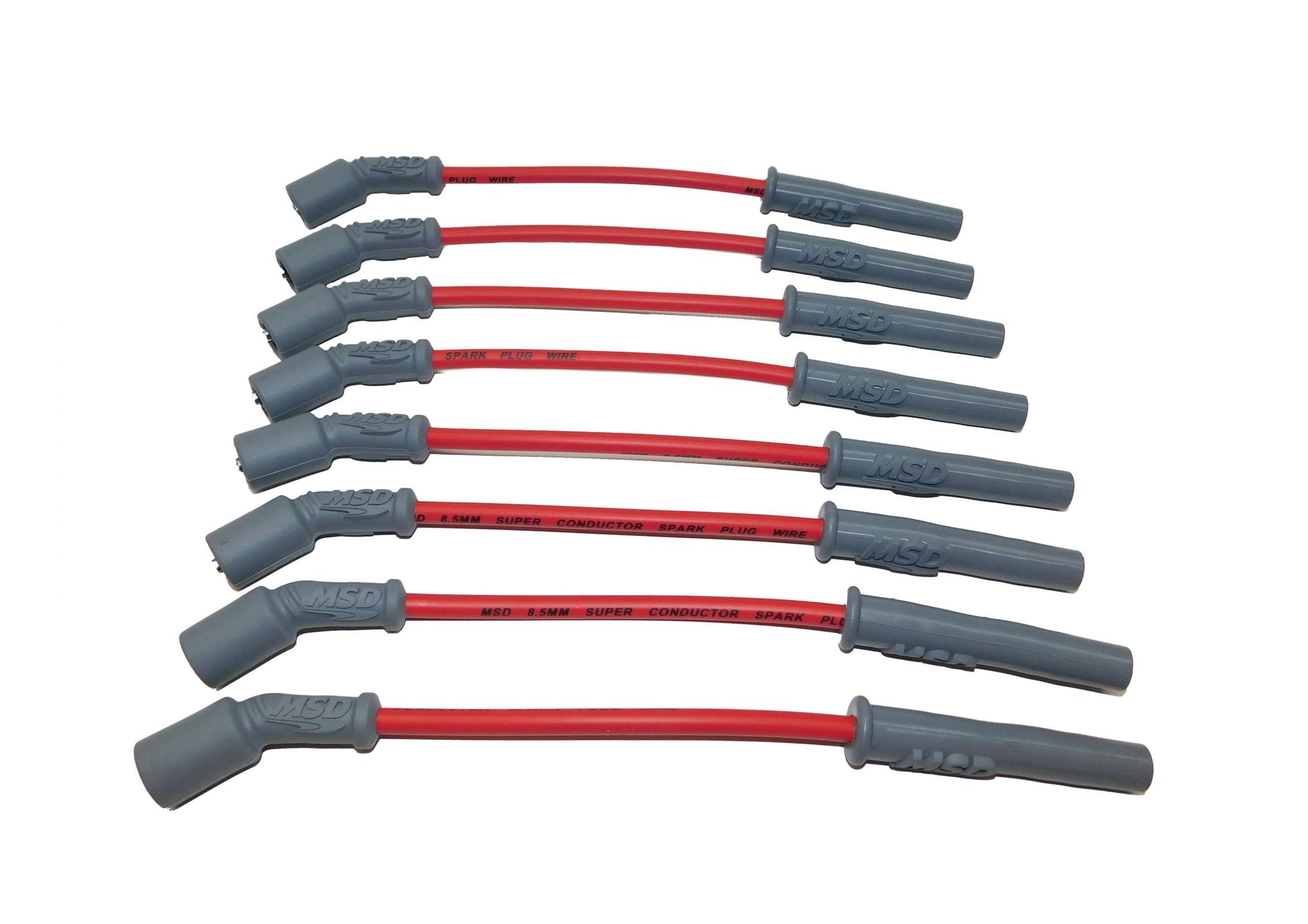 Super Conductor Spark Plug Wire Set 99-13 GM Truck & Suv Black Super Conductor 8.5Mm Wire Set GM Truck & Suv 99-13 4.8/5.3/6.0/8.1L MSD Ignition