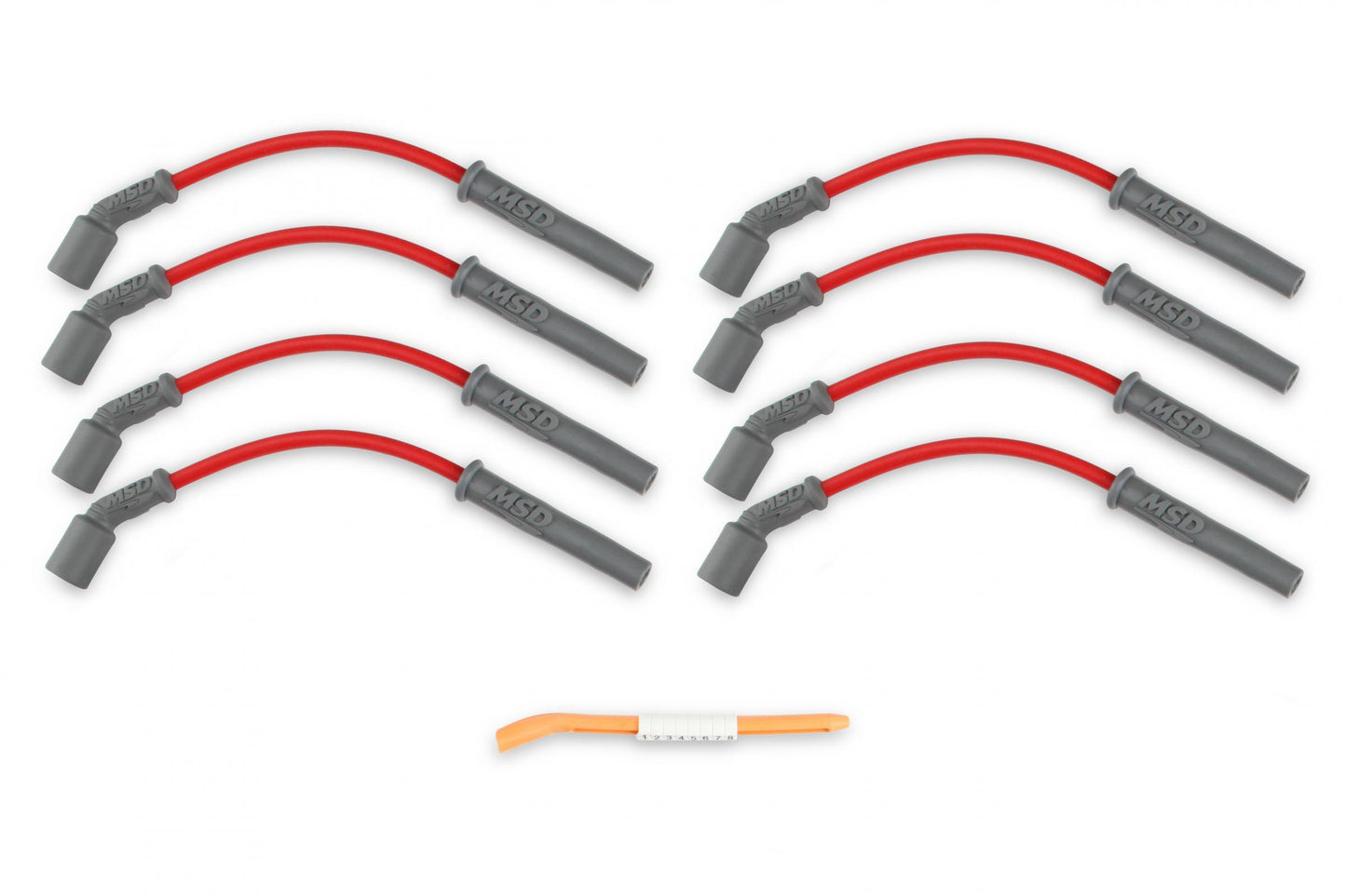 Super Conductor Spark Plug Wire Set 99-13 GM Truck & Suv Black Super Conductor 8.5Mm Wire Set GM Truck & Suv 99-13 4.8/5.3/6.0/8.1L MSD Ignition-1