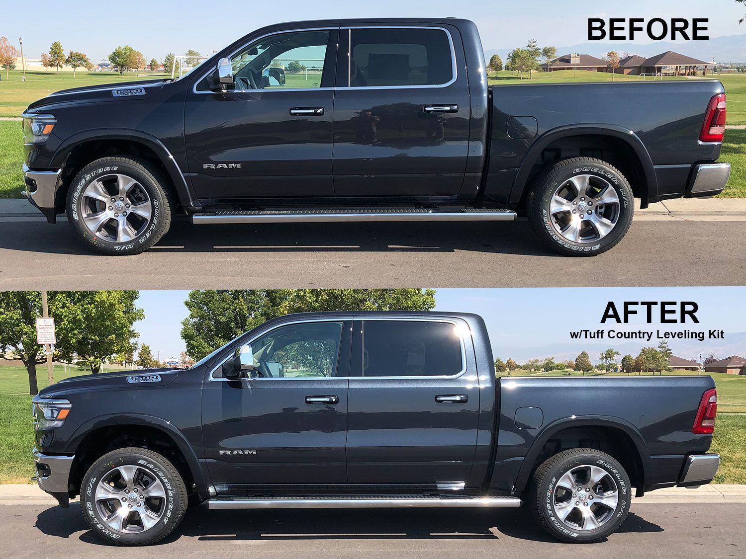 19-24 Dodge Ram 1500 2 Inch Front Leveling Kit with Ride Height Sensor Links by Suspension Tuff Country-4