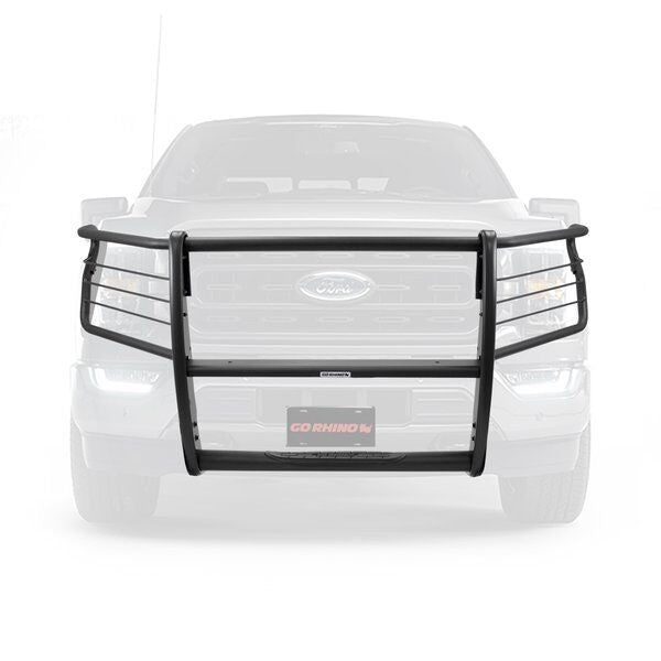 3100 Series StepGuard with Brush Guards Textured Black 2018-2020 Ford F-150 Go Rhino-2