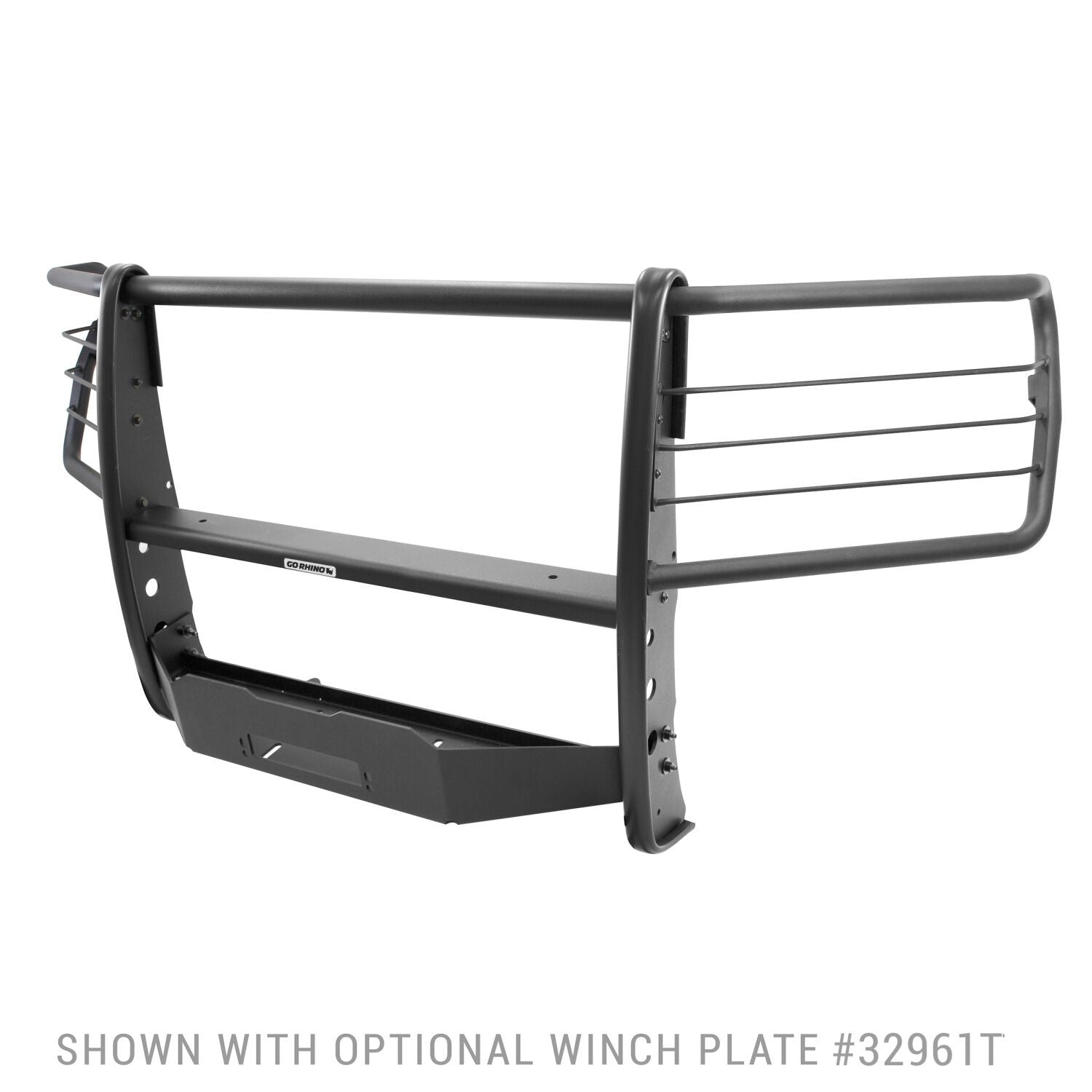3100 Series StepGuard with Brush Guards Textured Black 2018-2020 Ford F-150 Go Rhino-5