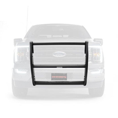 3100 Series StepGuard Center Grille Guard Only Textured Black 2018-2020 Ford F-150 Go Rhino-2