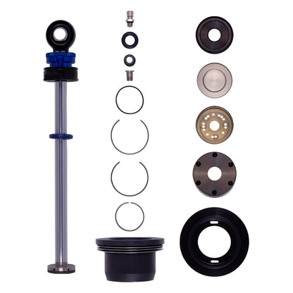 Suspension Shock Absorber XVA-BV 1-Way Adjustable 8 Inch LMSC Rear Monotube Clear Anodized Threaded Body Large Bulb Screw Top (Coilover) XVA Series Bilstein-1