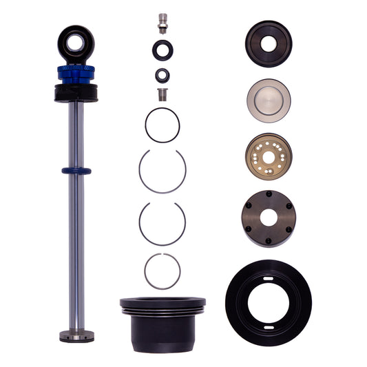 Suspension Shock Absorber XVA-BV 1-Way Adjustable 8 Inch LMSC Rear Monotube Clear Anodized Threaded Body Large Bulb Screw Top (Coilover) XVA Series Bilstein-1