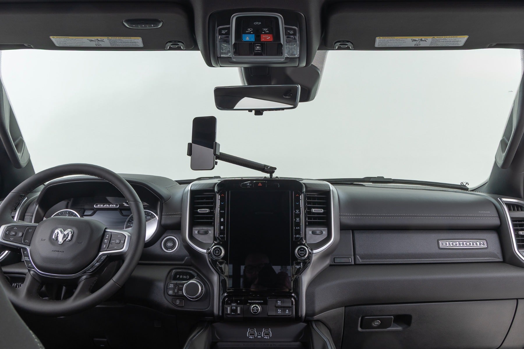 Dash Mount 10 Inch Non-Mag Safe Mount Kit 10in Screen Ram 1500 (19-26) Rough Country-3