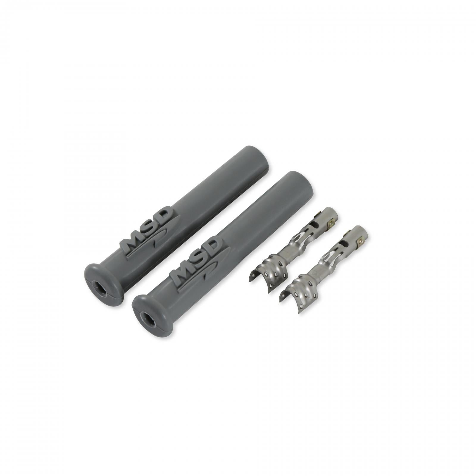 Silicone Straight Boots And Terminals Each Boot Provides Excellent Heat Resistance As Well As Maximum Protection Against Spark Loss MSD Ignition-1