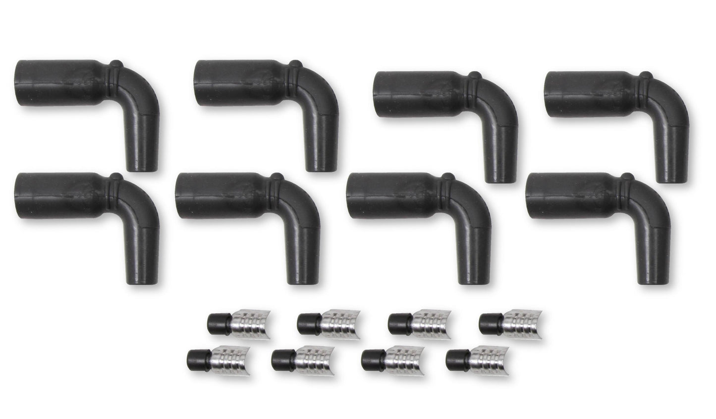 Lt1, 90 Degree Boots & Terminals, 8-Pack High Performance Boot And Terminal Kit For GM Lt Wires MSD Ignition