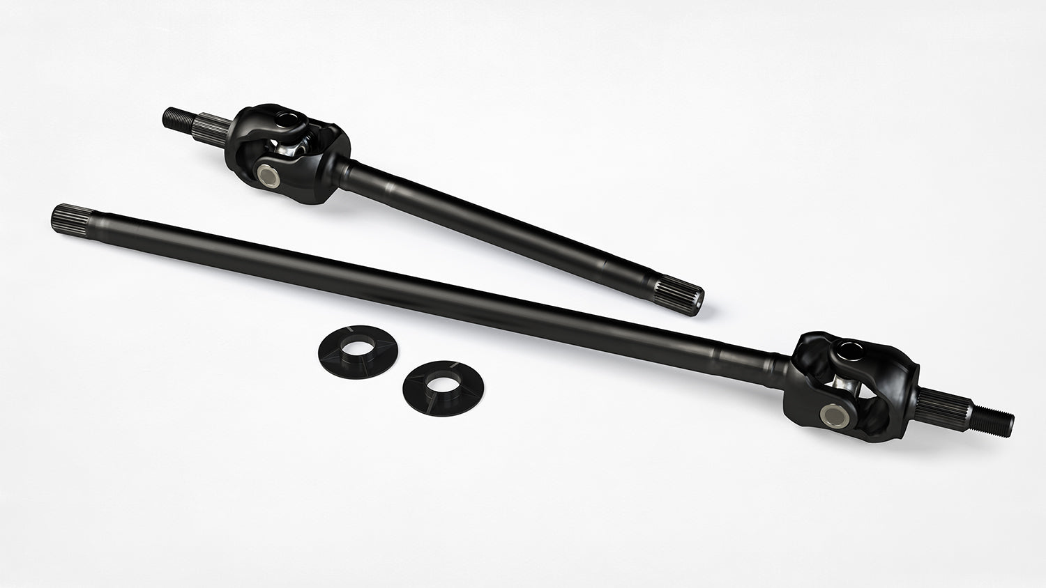 07-18 Wrangler JK Tera44 HD Front Axle Shaft Kit w/ Outer Stubs & U-Joints 30-Spline TeraFlex
