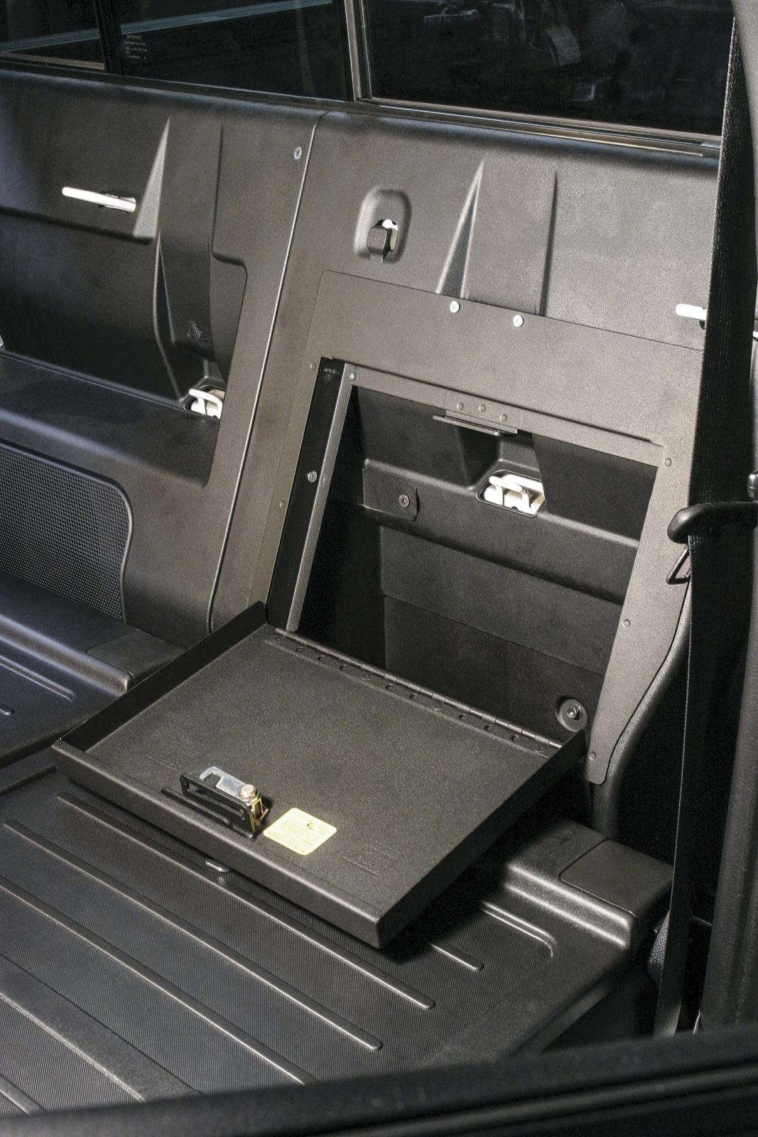 Rear Cubby Cover 05-22 Tacoma Crew Cab Black Products Tuffy Security-8