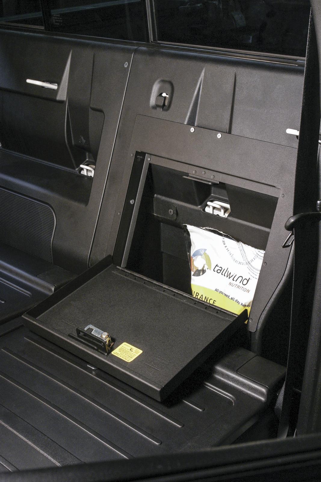 Rear Cubby Cover 05-22 Tacoma Crew Cab Black Products Tuffy Security-5