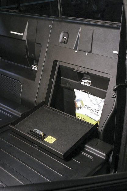 Rear Cubby Cover 05-22 Tacoma Crew Cab Black Products Tuffy Security-5