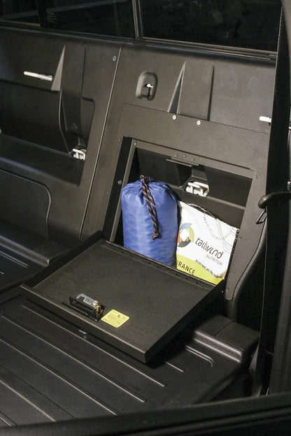 Rear Cubby Cover 05-22 Tacoma Crew Cab Black Products Tuffy Security-6