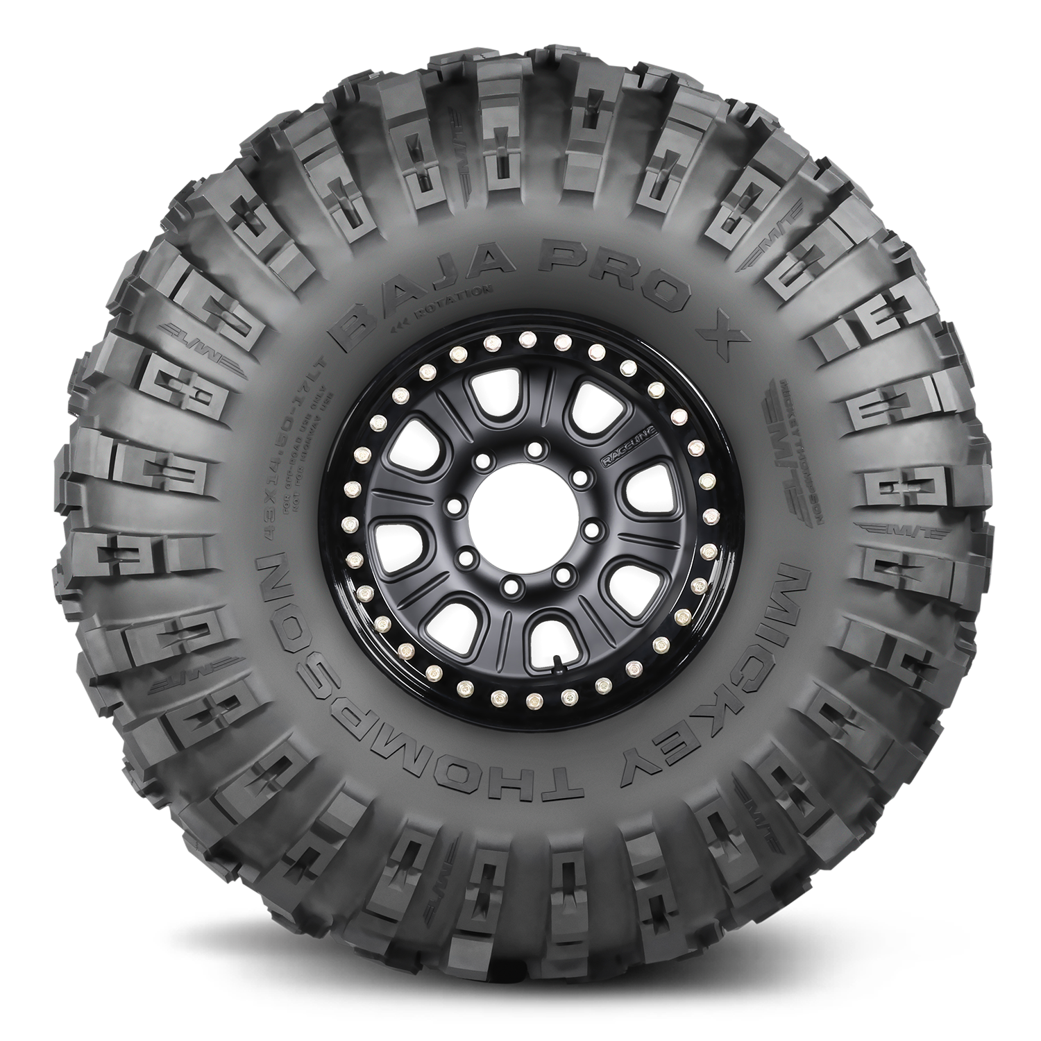 Baja PRO X Tire 37X13.50-17LT Revs/Mile 554 Mickey Thompson-1