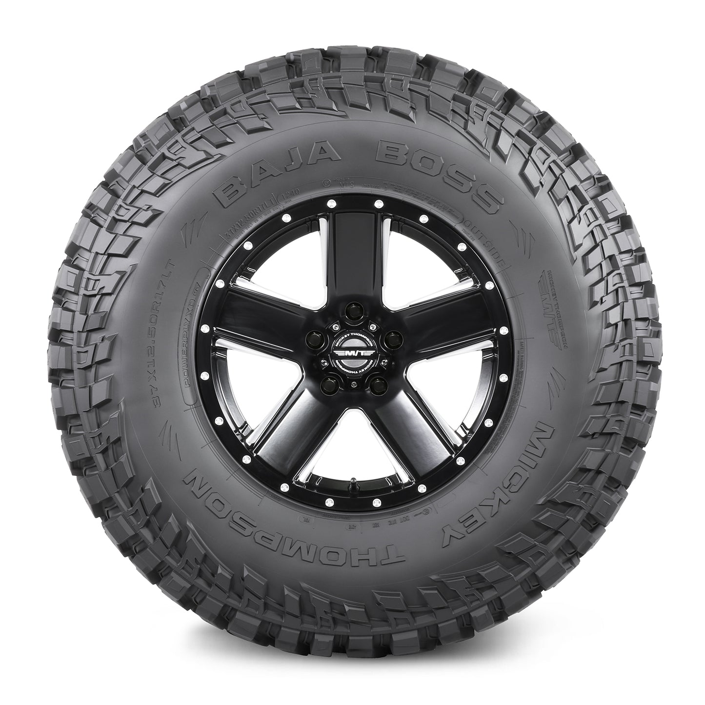 Baja Boss X Tire 42x13.50R17LT Revs/Mile 484 Mickey Thompson