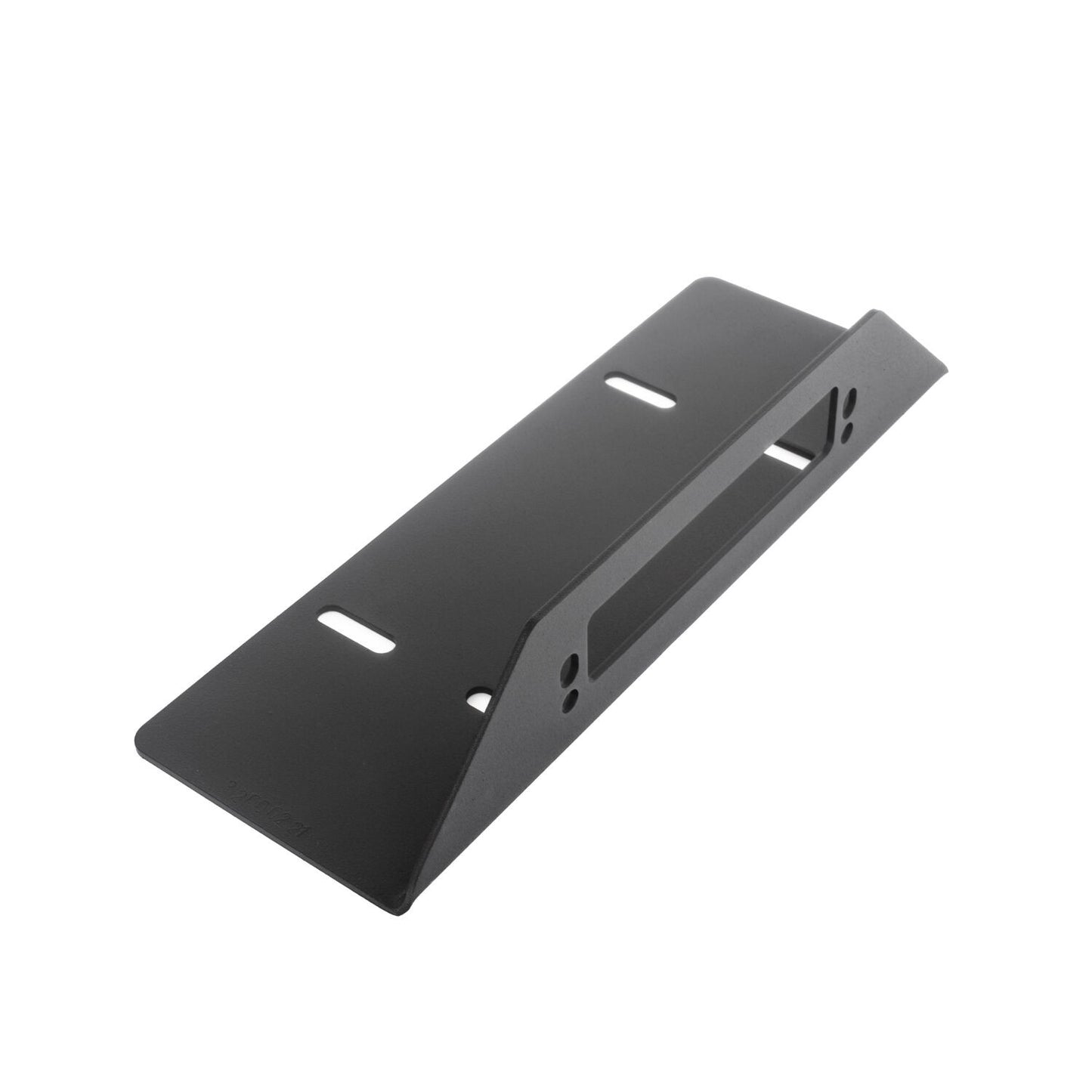 Rockline Bumper Fairlead Mount Plate Textured Black 2007-2025 Jeep Wrangler JK/JL 2020-2025 Jeep Gladiator 2021-2026 Ford Bronco Go Rhino-2