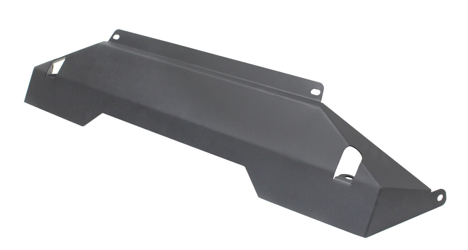 Rockline Front Bumper Lower Skid Plate Textured Black 2018-2026 Jeep Wrangler JL 2020-2025 Jeep Gladiator Go Rhino-3