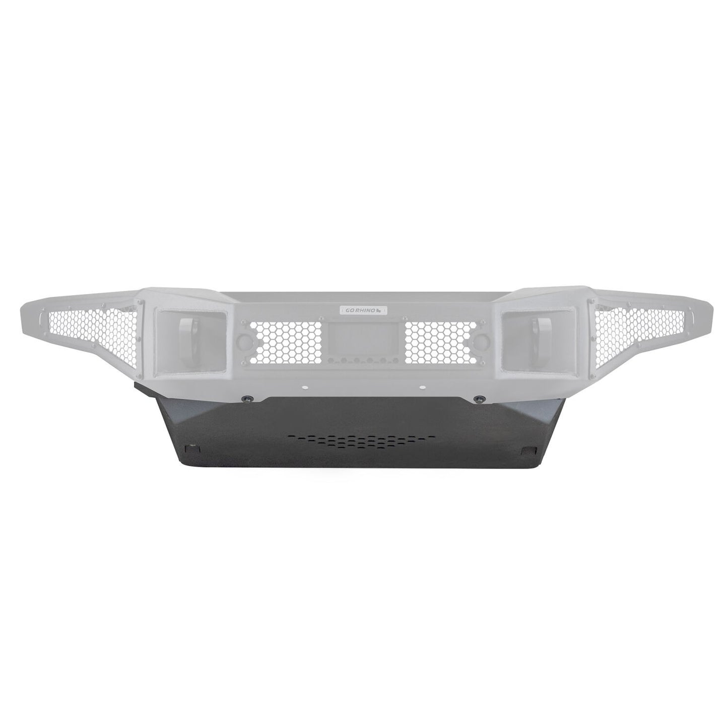 Rockline Front Bumper Lower Skid Plate For Ford Bronco Textured Black 2021-2026 Ford Bronco 2025-2025 Jeep Gladiator Go Rhino-2