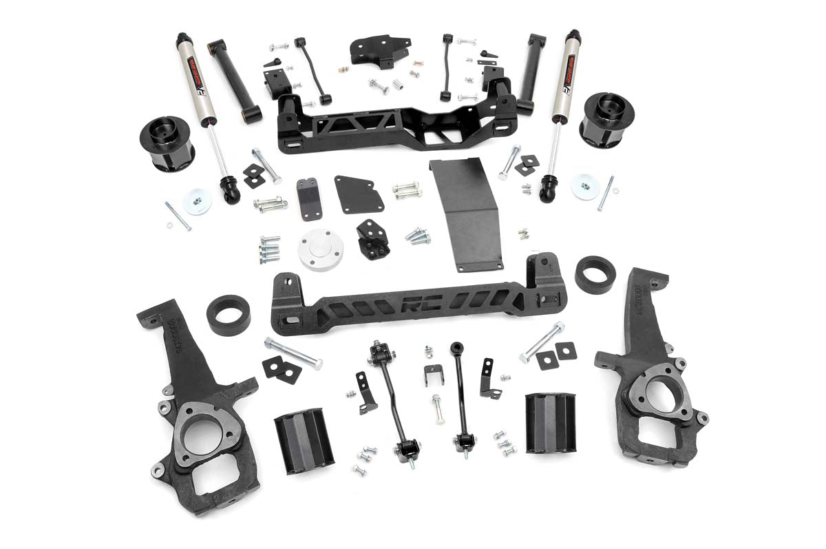 Rough Country 6 Inch Suspension Lift Kit w/V2 Shocks 12-Up RAM 1500 4WD Rough Country