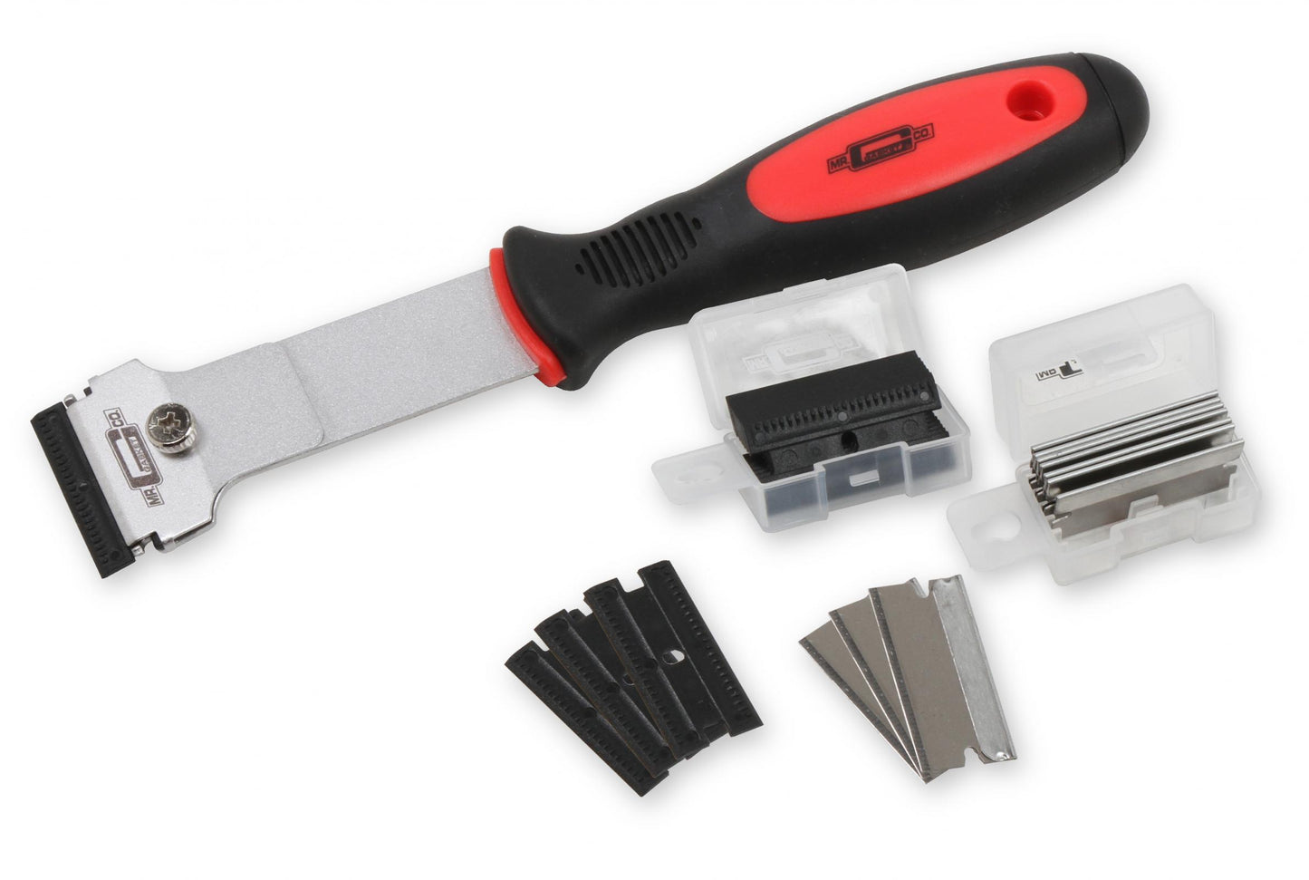 Non-Marring Scraper Scraper with Non-Marring & Razor Blades Mr Gasket
