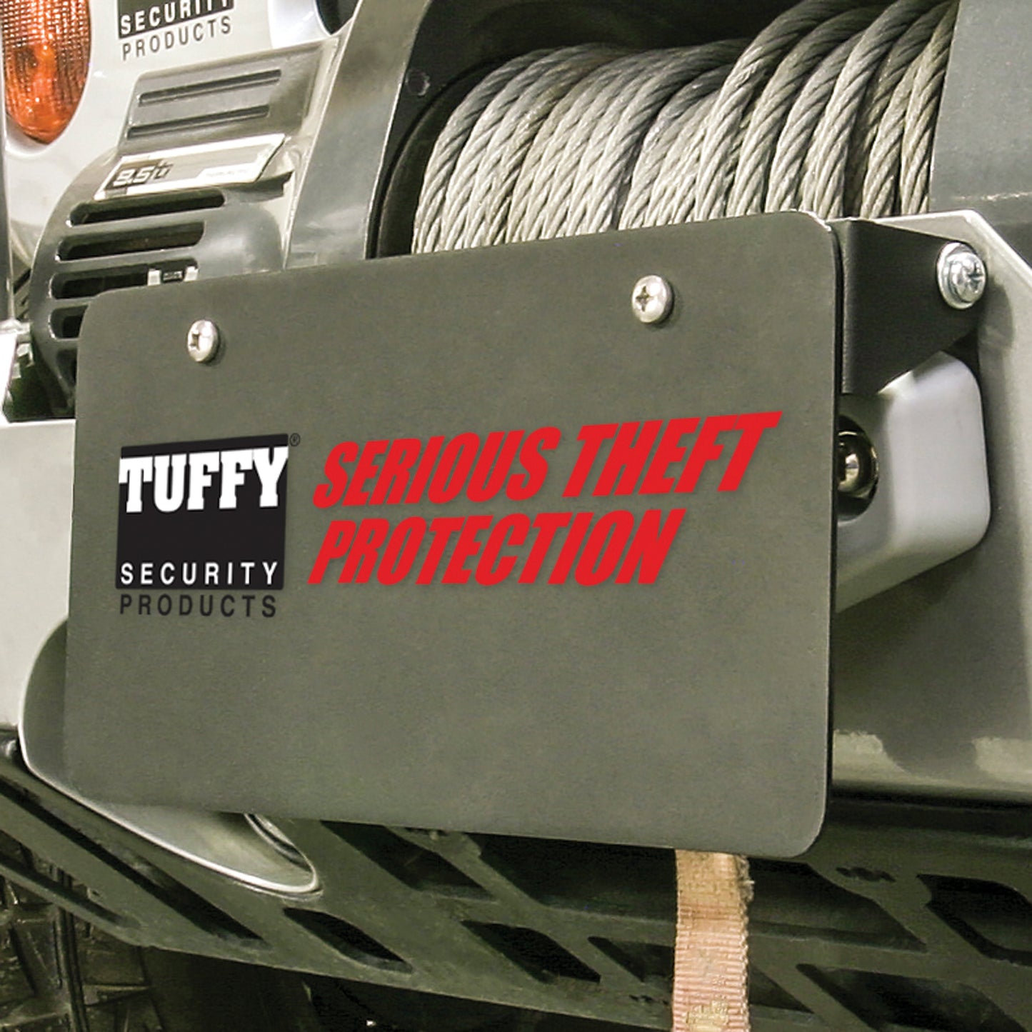 License Plate Holder For Hawse Fairlead Universal Black Products Tuffy Security