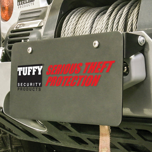 License Plate Holder For Hawse Fairlead Universal Black Products Tuffy Security