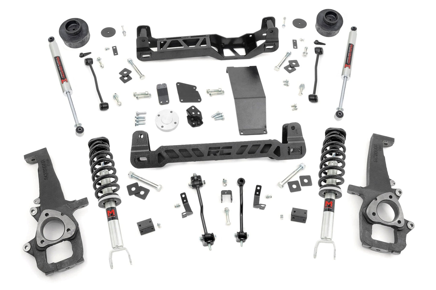 4 Inch Lift Kit M1 Struts Ram 1500 4WD (2012-2018 & Classic) Rough Country