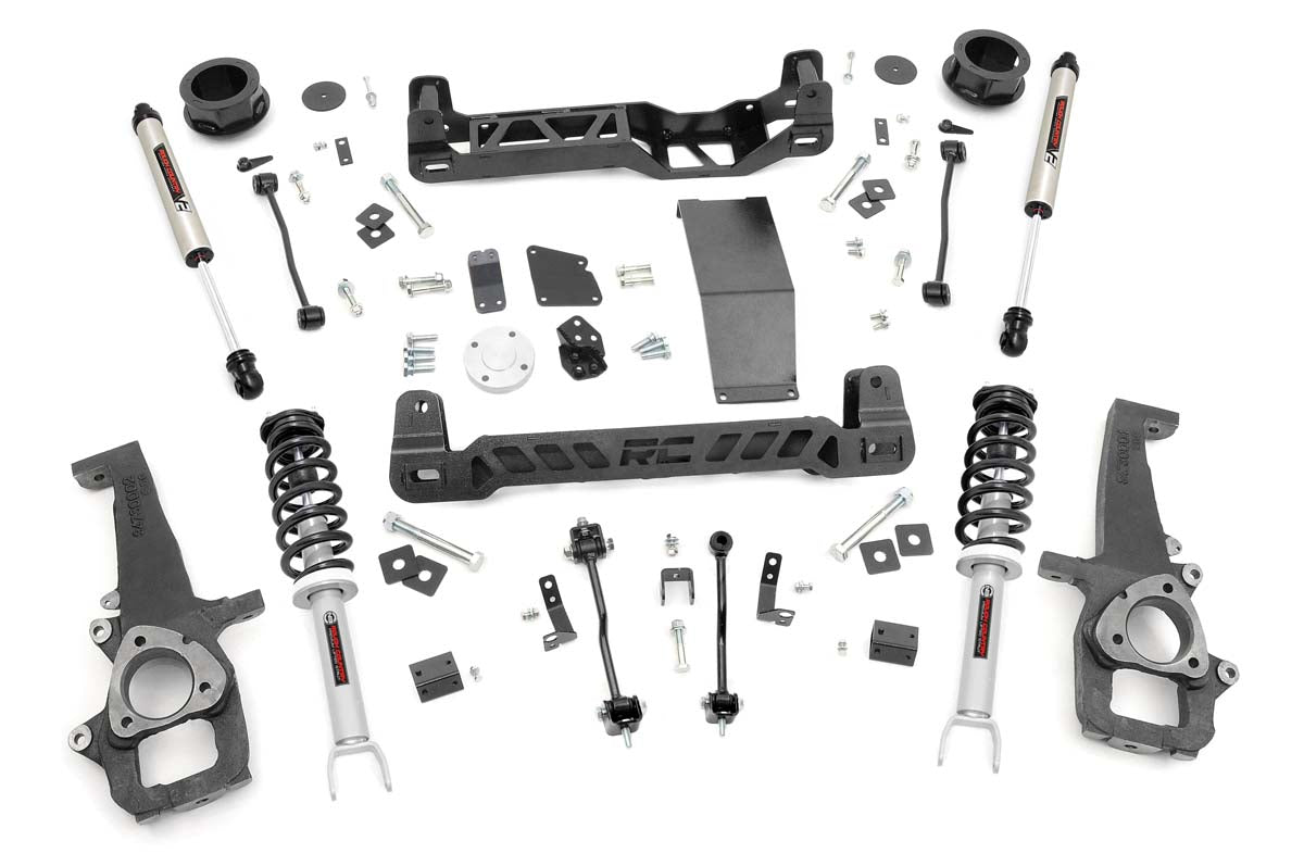 Rough Country RAM 1500 4 Inch Suspension Lift Kit N3 Struts w/V2 Shocks For 12-23 RAM 1500 4WD Rough Country