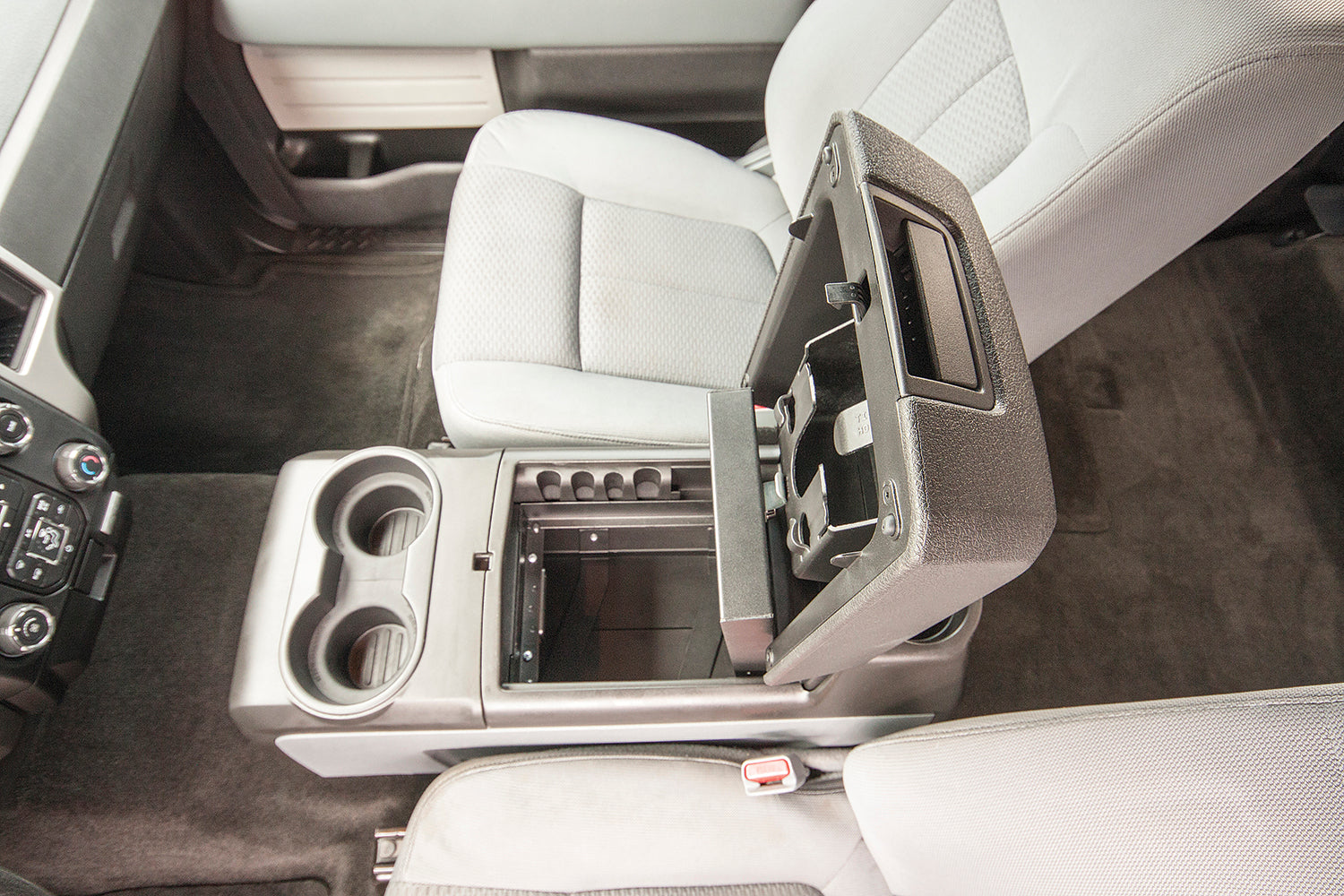 Console Safe - 09-14 F-150 w/ Full Floor Center Console w/o Flow-Thru Console Black Products Tuffy Security-4