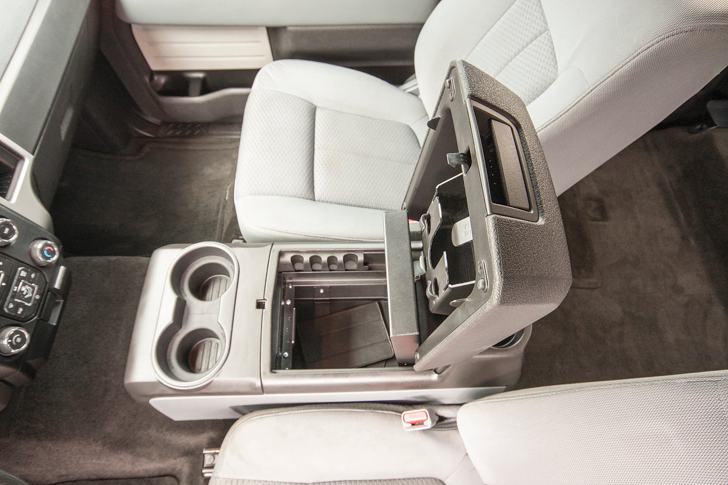 Console Safe - 09-14 F-150 w/ Full Floor Center Console w/o Flow-Thru Console Black Products Tuffy Security-5