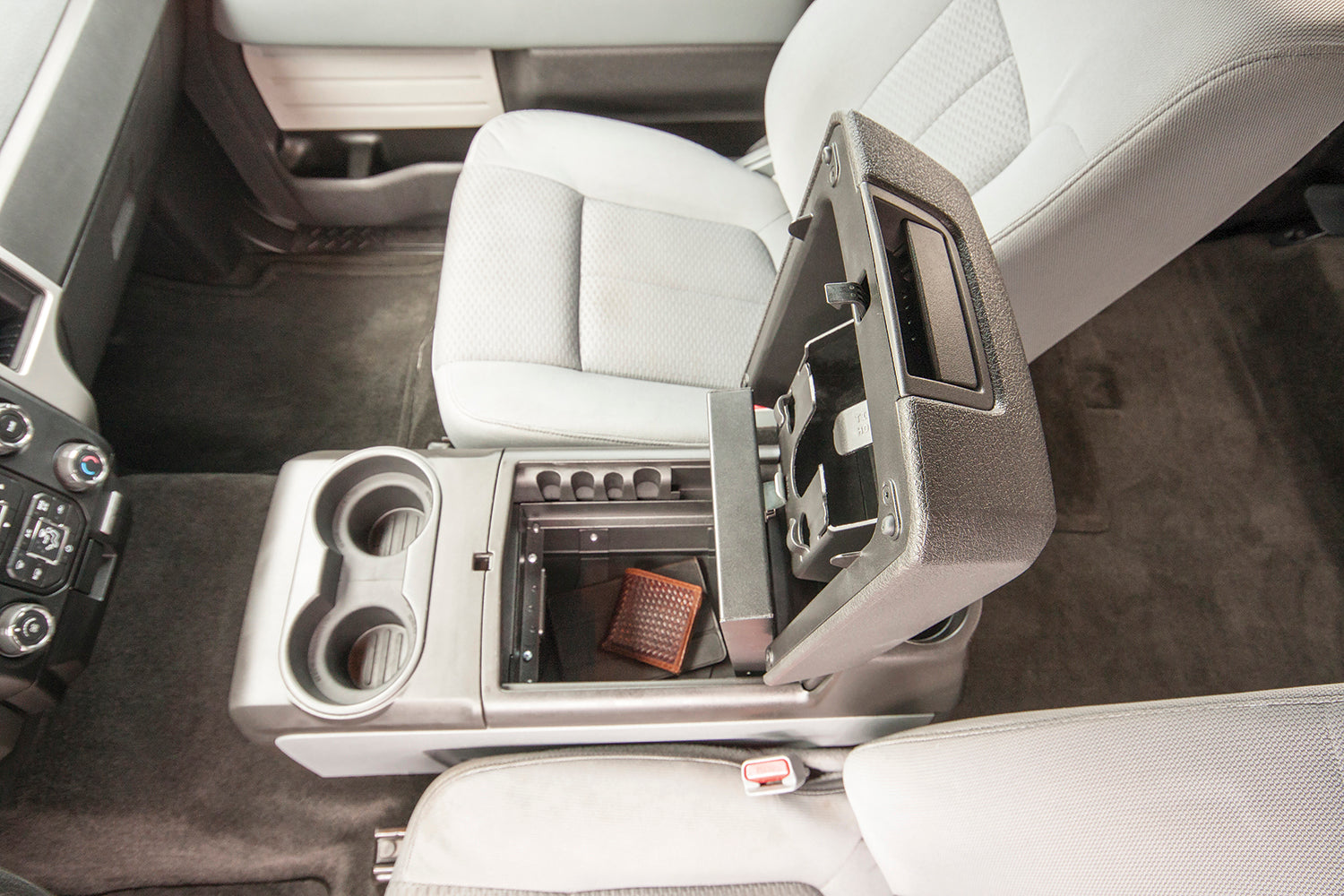 Console Safe - 09-14 F-150 w/ Full Floor Center Console w/o Flow-Thru Console Black Products Tuffy Security-6