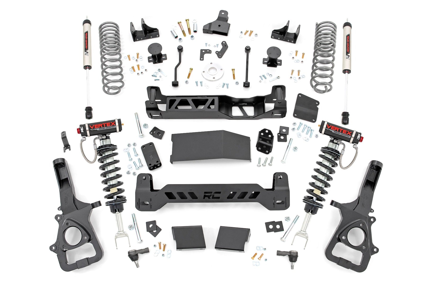 Rough Country 6.0 Inch Ram Suspension Lift Kit Vertex and V2 19-Up Ram 1500 4WD Rough Country