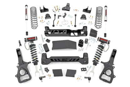 6 Inch Lift Kit Vertex/V2 Dual Rate Coils Ram 1500 4WD (2019-2024) Rough Country