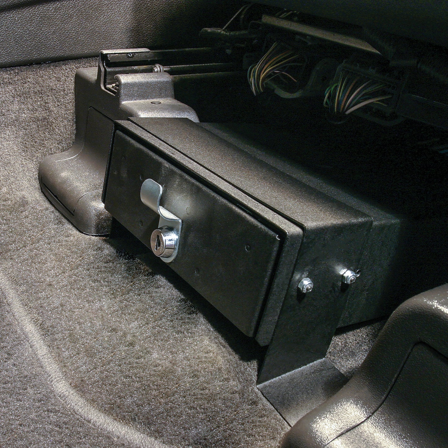 Front Underseat Drawer - 11-21 Explorer {Exc. Limited, Sport, ST} w/ Sufficient Mounting Space Black Products Tuffy Security