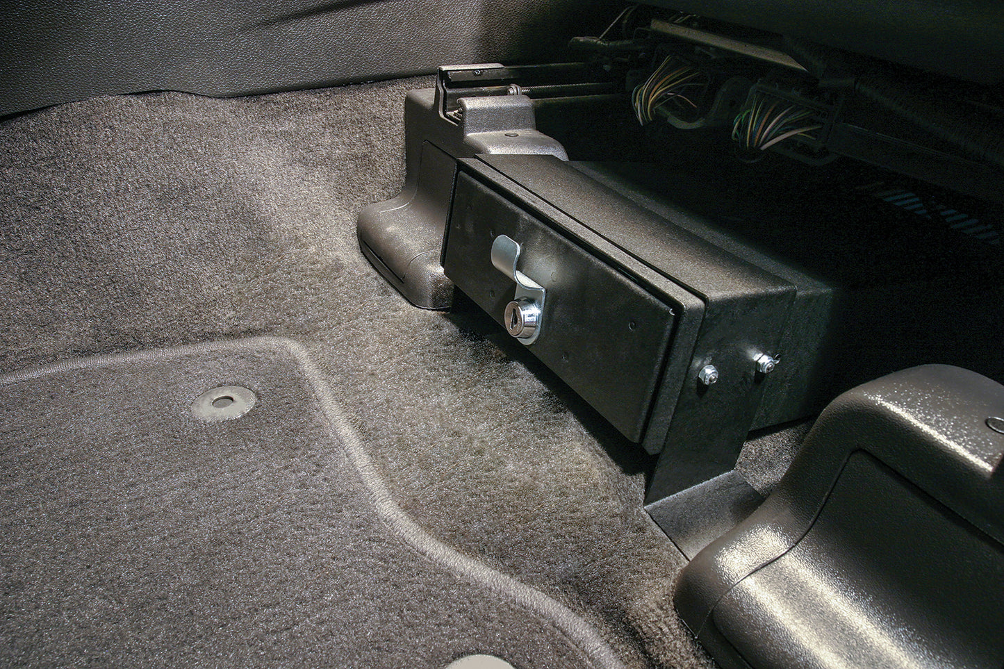 Front Underseat Drawer - 11-21 Explorer {Exc. Limited, Sport, ST} w/ Sufficient Mounting Space Black Products Tuffy Security-1
